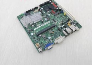 1pc used   D945GSEJT MiNi small mainboard CPU N270 #D3