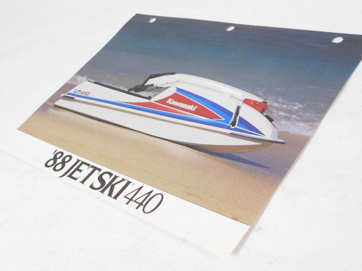 1988 Genuine Kawasaki JS440 A12 Jet Ski Factory Sales Ad OEM 1988 Genuine Kawasaki JS440 A12 Jet Ski Factory Sales Ad OEM