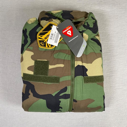 Parka Primaloft US Army militare clima freddo livello 7 giacca ECWCS Woodland L7 - Foto 3 di 33