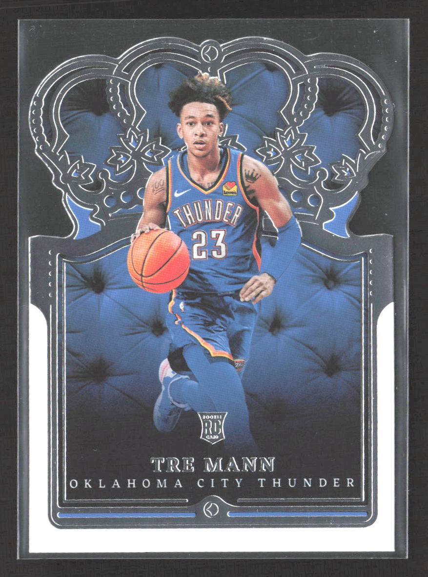 2021-22 Panini Crown Royale Tre Mann #33 RC Oklahoma City Thunder