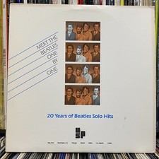 THE BEATLES - MEET ONE BY ONE / 20 YEARS OF SOLO HITS (VINYL 4LP)  1988!!  PROMO