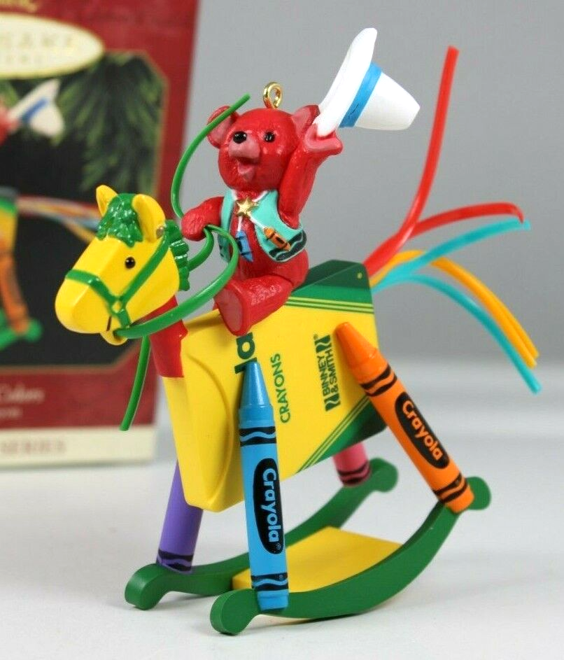 Hallmark 1997 Crayola Crayons Rocking Colors Christmas Ornament Keepsake