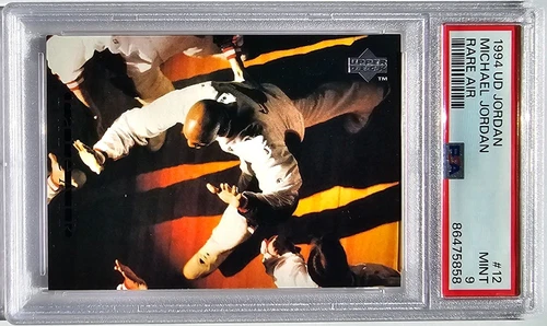 Michael Jordan Graded PSA 9 Mint! Rare Air Tribute Set 1994 Card #12 Bulls MJ