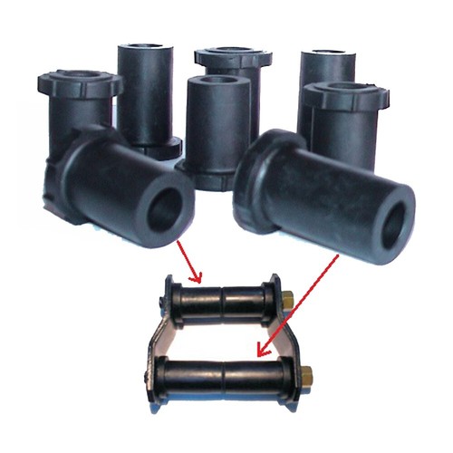 Silentblocs des jumelles arrières pour Mitsubishi L200/L300 - Photo 1/5