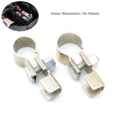 2xCar Buses Battery Cable Pure Copper Terminal Clamp Connector Negative Positive