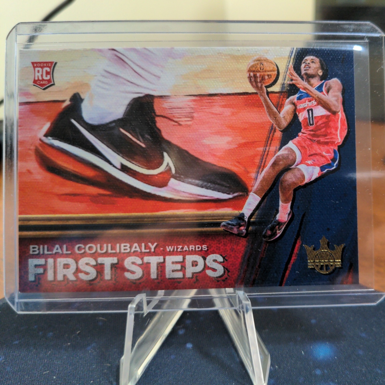 2023-24 Panini Court Kings Basketball No. 9 Bilal Coulibaly RC First Steps