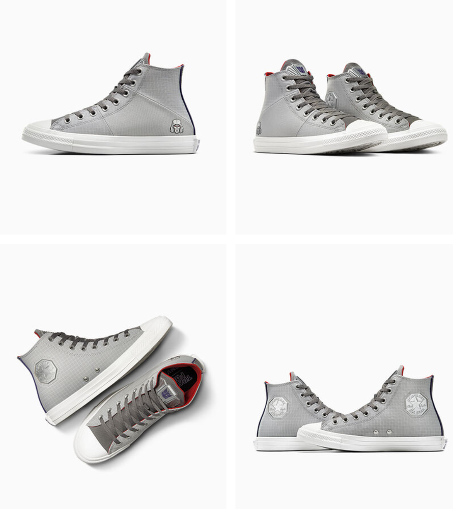 NEW MEN'S Converse x Transformers All Star Decepticons Shoes A11658C A09884