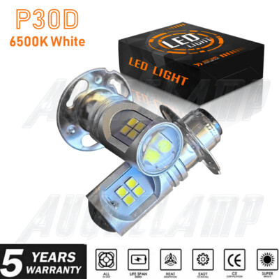 2 EX Brite LED bulbs for Kubota L175 L185 L2050 L225 KH-1 headlight 12v 35/35w