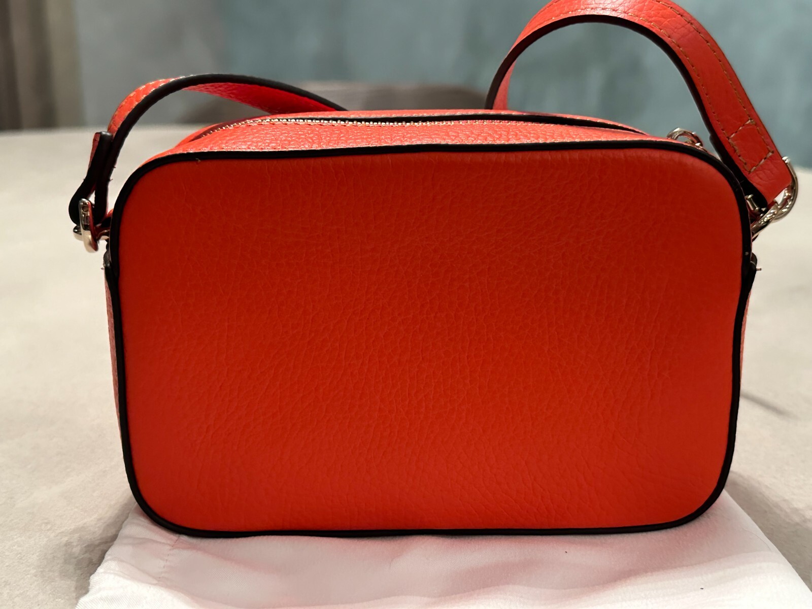 Furla Afrodite Mini Leather Camera Crossbody Bag, Brand New, Color