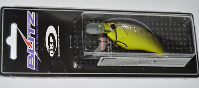 osp osprey blitz approx 2'' 1/3oz bass crankbait floating chart black back