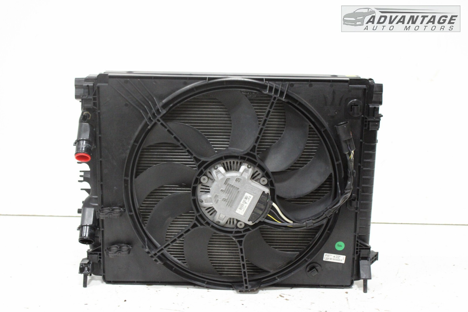 2014-2017 MASERATI GHIBLI COOLING RADIATOR W/ CONDENSER & FAN SHROUD OEM