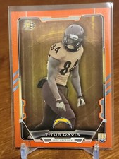 2015 Bowman Rookies Red Rainbow Foil /199 Titus Davis #98 Rookie RC