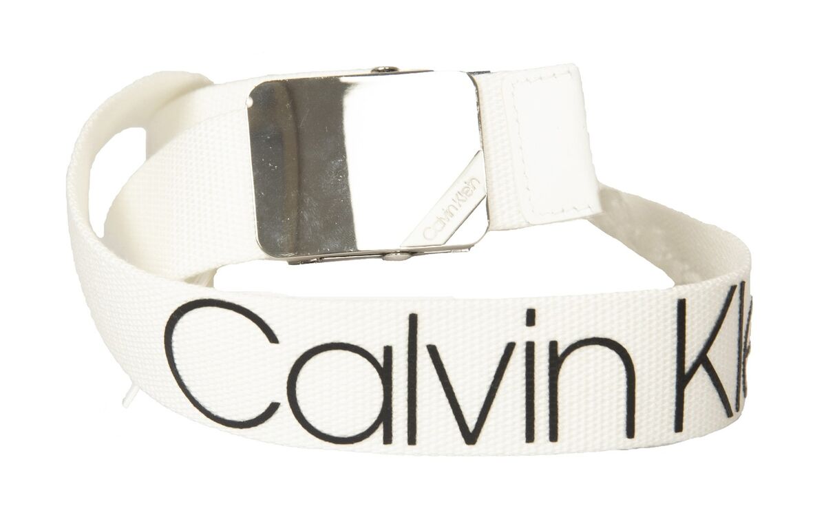 CK CALVIN KLEIN men's belt in shortenable canvas fabric CK CALVIN KLEIN men's belt in shortenable canvas fabric