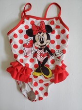DISNEY Toddler Minnie Mouse Red Polka Dot Size 2T One Piece Bathing Suit