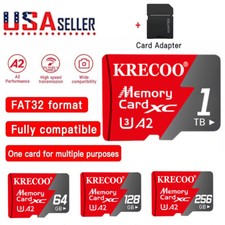 Micro SD Card 64GB 128GB 256GB 1TB Memory Card TF Class 10 for Android phone LOT