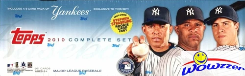 2010 Topps Baseball YANKEES Factory Sealed Factory Set(666)-JETER-Strasburg RC!