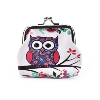 Owl on a Branch Lock Coin Change Purse - New