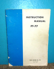 Yaesu FT-77 Ricetrasmettitore HF Manuale Istruzioni OEM
