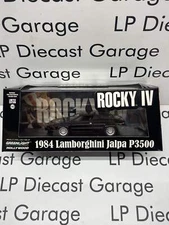 GREENLIGHT 1984 Lamborghini Jalpa P3500 Black 1:43 Diecast Rocky IV