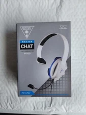 Turtle Beach Ear Force Recon Chat Wired Headset for PS4 & PS5 [ White ] NEW