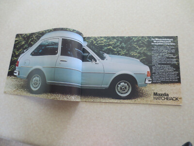 1978 Mazda 323 hatchback advertising booklet | eBay
