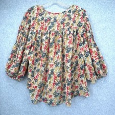 Urban Outfitters Pins & Needles Peasant Boho Cottagecore  Flowy top Size Medium