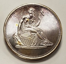 1 oz .999 Silver Round - Seated Liberty Design - Violet Toning - SKU-F4789 85.05 per troy oz