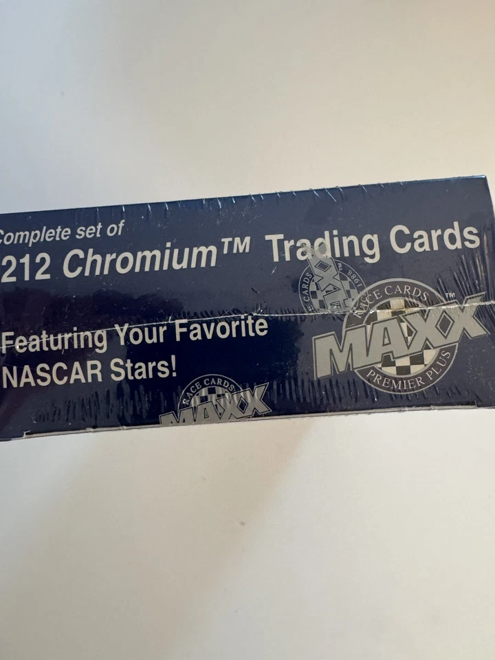 1993 Maxx NASCAR Racing Chromium Complete Set 212 Cards Factory Sealed Box Set - Image 3 of 4