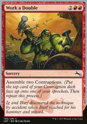 MTG Magic the Gathering Work a Double (100/288) Unstable NM