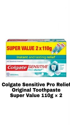 6Boxes Super Value Pack 110g x2 Colgate Sensitive Pro-Relief ORIGINAL Toothpaste
