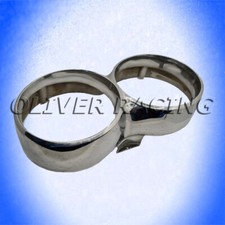 Scheinwerferrahmen Chrom Lincoln 1965 LH gebraucht Headlight Bezel 