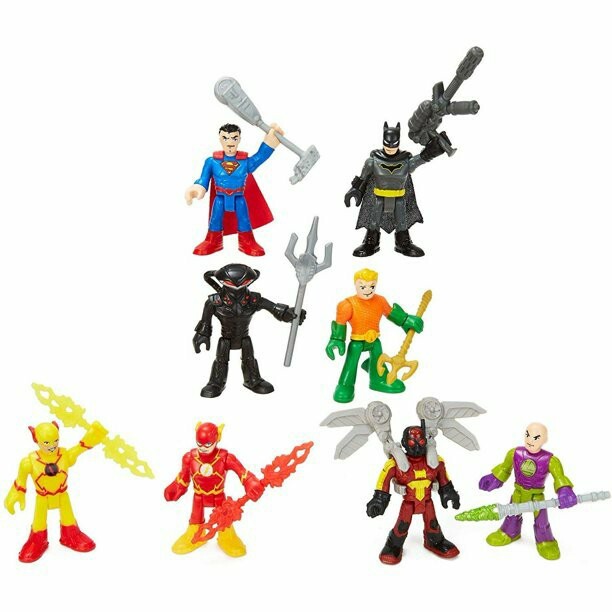 Imaginext DC Super Friends Super Hero Showdown Figure Set of 8