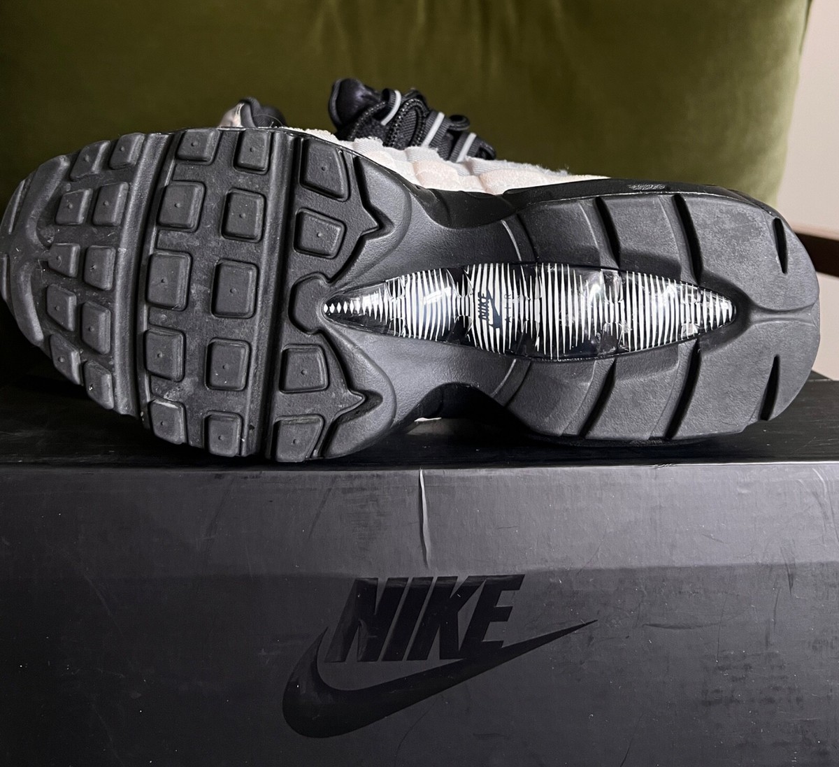 靴 Comme des Garcons NIKEAIRMAX95 20SS 26.5 Size 7 - Nike Comme des Garçons x Air Max 95 Grey Multi | eBay