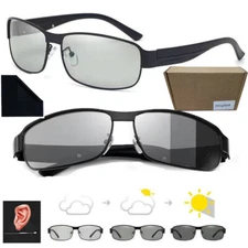 Smart Photochromic Glasses Myopia Myopic Nearsighted Sunglasses -0.75 -1.0 -1.5E