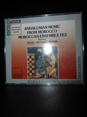 Moroccan Enseble Fez Andalusian Music from Morocco 2 CD 