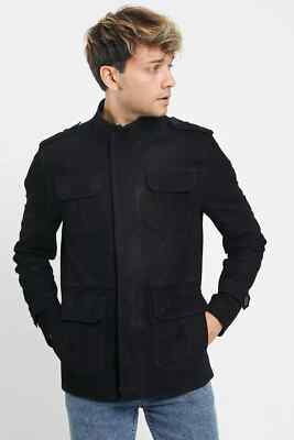 New Black Field Suede Leather Jacket Men Suede Jacket Made To Measure Jacket