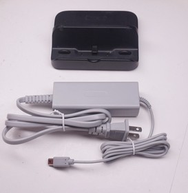 Nintendo Wii U Gamepad  OEM Charging Dock Stand + New AC Adapter Cable WUP-014