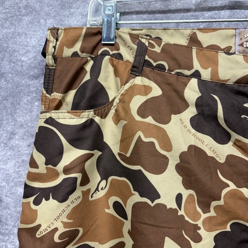 Drake Waterfowl Old School Camo MST Fleece Lined Pants Mens L 36-38 Waterproof - Picture 6 of 13