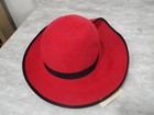 Vintage Eric Javits Women's Size Red 100% Wool Hat Tagged — photo 2