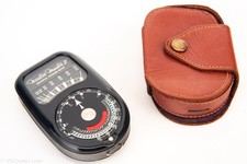 Weston Master II Model 735 Universal Exposure Light Meter in Leather Case V23