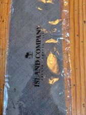 Island Company Gray Linen Neck Necktie Tie Gunpowder New with Tags