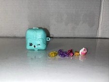 Shopkins Mini Animal Backpack teal plastic With Groceries