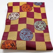 7369 Japanese Antique Nagoya Obi Belt Kimono Fabric Silk Traditional