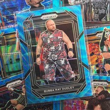 2023 Prizm WWE CRUZ DEL TORO Vertical Blue Wave #133