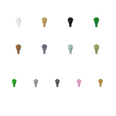 100x 11610 Cone 1x1 Inverted with Bar x1.8 in Stud & Parts Good Quality