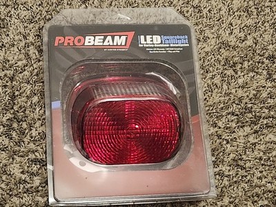 Custom Dynamics ProBeam LED Square BackTail light Red Bottom Harley