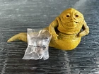 VINTAGE STAR WARS KENNER ROTJ 1983 JABBA THE HUTT WITH SEALED PIPE AND BOWL