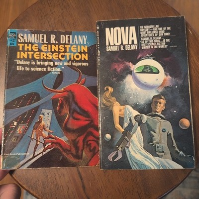 Vintage Samuel R. Delany Book Lot The Einstein Intersection '67 1st and Nova '69