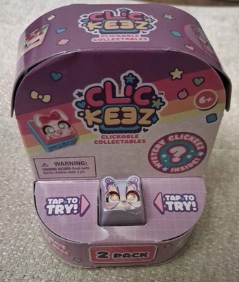 Clickeez CLIC KEEZ Clickable Collectibles Series 1 MysteryBox 2 Pack New VIRAL