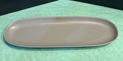 ASA Selection Germany Matte Grey Ceramic Appetizer Tray Portugal 14.5 